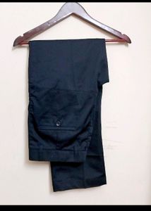Women Navy blue Formal Trousers