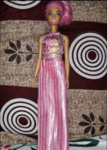 Barbie Doll Pink Gown
