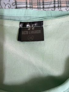 Mint Green Embellished Top