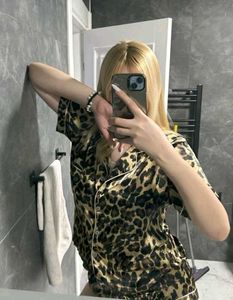 ♡‧₊˚🐆 ‹3 Leopard Print Button-Up Top