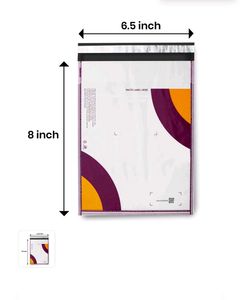 100 Pc Shipping Envelopes - 6.5 x 8 Inch