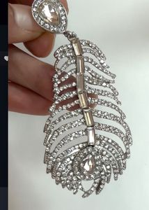 Exquisite Feather Drop Earrings