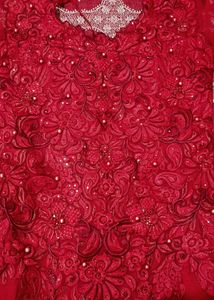 Stunning Red Embellished Gown