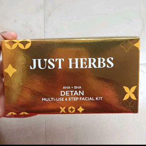 Just Herbs Detan Facial Kit &amp; Good Vibes Face