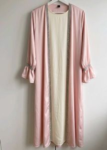luxurious  Pink abaya