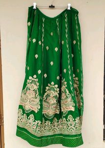 Green Rajputi Poshak