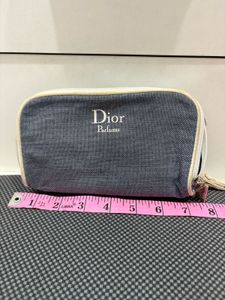 Dior Denim Makeup Bag