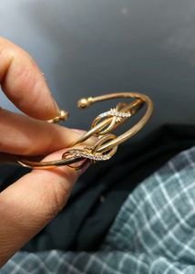 Elegant Gold-tone Bangles with Embellishments