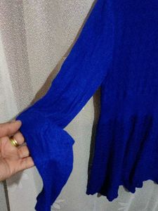 Vibrant Blue Cardigan