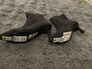 Brand New M&amp;S Sparkling Black Ankle Boots