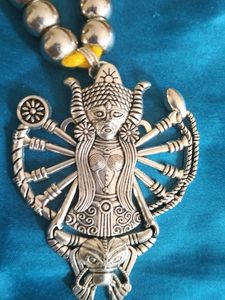 Boho Silver Necklace &amp; Earring Set