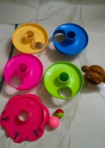 5 Layer Ball Ramp toy set Monkey Kid