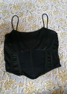 black corset top