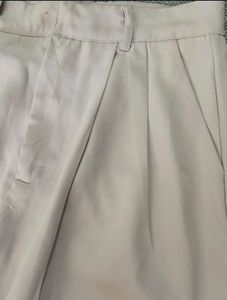 High wasted, wild leg plate, trouser, Korean style