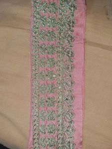 Embroidered Pink lace