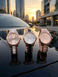 Michael Kors Rose Gold &amp; Pink Watch