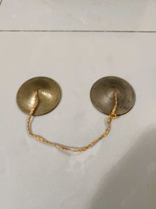 3 Inch Brass Manjeera Hand Cymbals