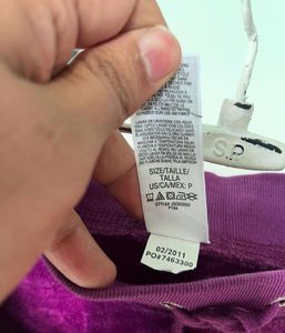 Juicy Couture Flare Track Pants With Gray Logo