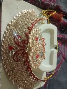 Exquisite Kundan Necklace &amp; Earring Set