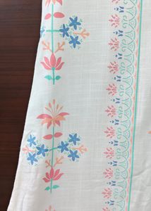 Elegant White Floral Kurta