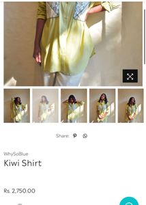 Why So Blue Brand. Oversized Shirt