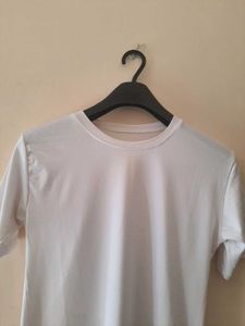 White Gym Crew Neck T-Shirt