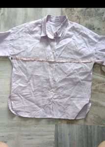 Light Purple Button-Up Shirt