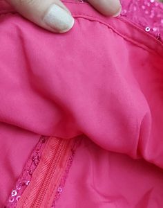 Pink NET Fabric Blouse