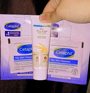 CETAPHIL + Mamaearth Face Wash COMBO