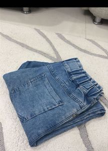 Blue Denim Jeans Tapered fit
