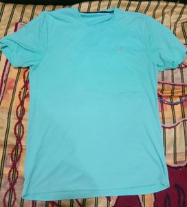 Sports T Shirt Round Neck Pack Of 2 ( White and Blue )