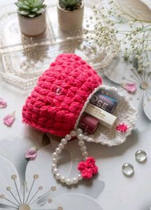 set of 2 ✨ Handmade Crochet Mini Pouch ✨