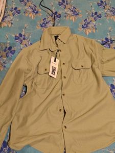 Men's Textured Button-Up Shirt