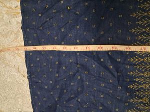Dark Blue Printed Kurta