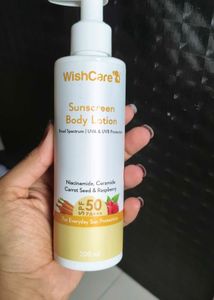 WishCare Sunscreen Body Lotion SPF 50