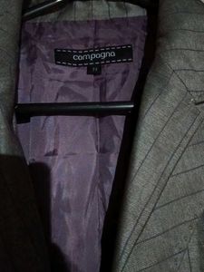 Striped Grey Blazer
