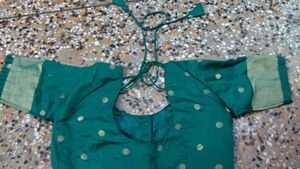Elegant Green Silk Blouse