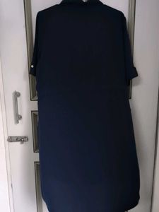 Navy Blue Shirt Kurti
