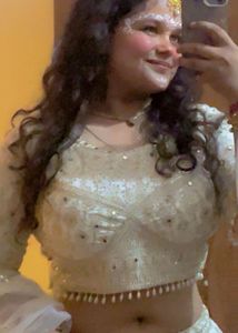 Beautiful White Lehenga Choli