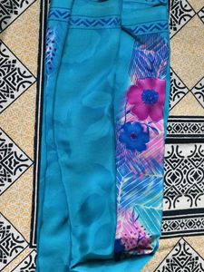 Floral Print Saree