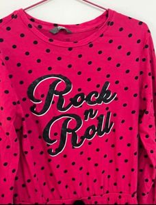 Rock n Roll Heart Print Dress