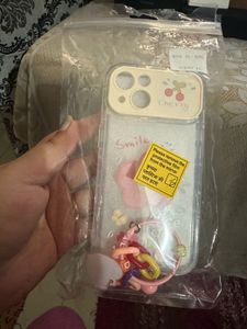 Cute Cherry Phone Case with Charm