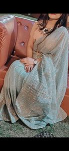 Saree Sequence Work