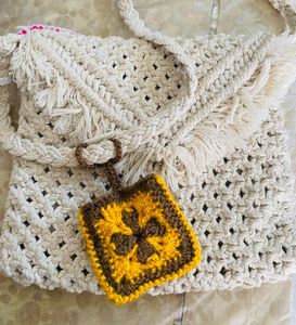 Handmade Evil Eye Charm Bag