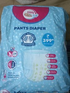 Kiddy SOFT Diapers L SIZE 34 Pcs