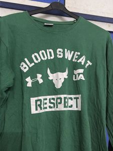 Green "Blood Sweat Respect”Graphic shirt