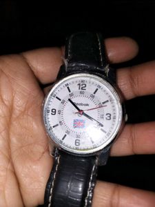 Leather Band Wrist Watch