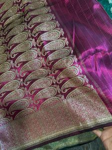 Elegant Silk Blend Saree