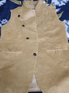 Men's Beige Nehru Jacket
