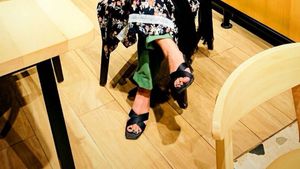 Stylish Black Block Heel Sandals